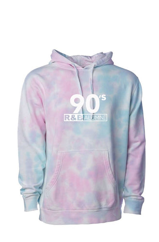 90's R&B ALUMNI Tie Dye Cotton Candy Hoodie