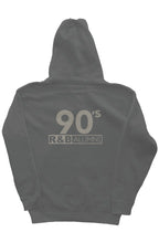 Load image into Gallery viewer, 90&#39;s R&amp;B ALUMNI Hoodie Logo 2 Navy w Grey