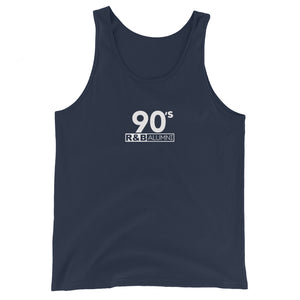 90's R&B ALUMNI (2) Unisex Tank Top_Multiple Colors with White