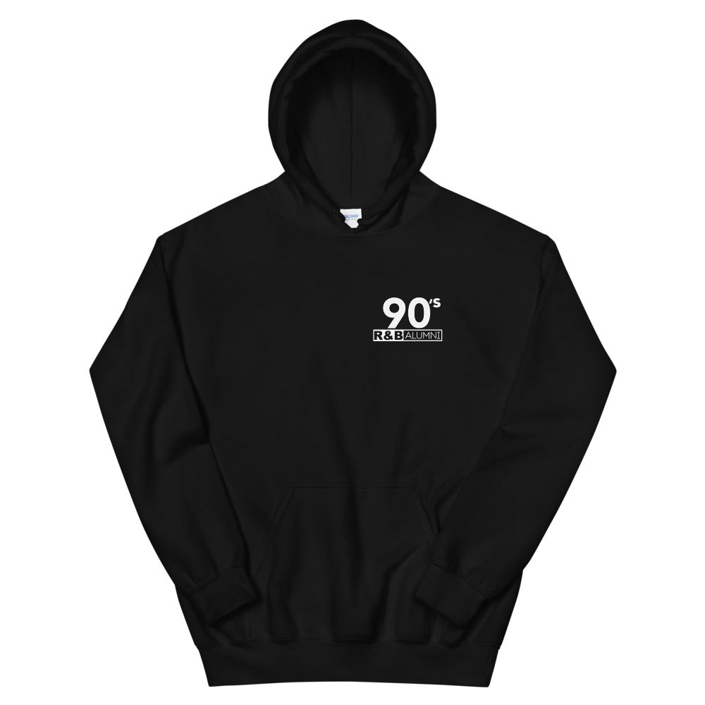 90's R&B ALUMNI (2) Hoodie_Multiple Colors with Logo on back