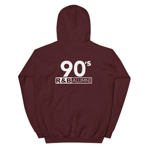 90's R&B ALUMNI (2) Hoodie_Multiple Colors with Logo on back