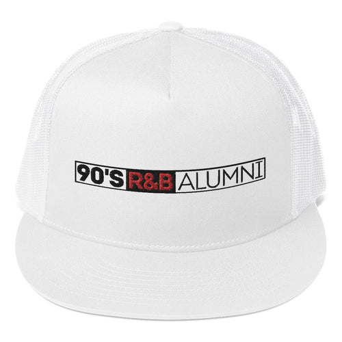 90's R&B ALUMNI Hat_White w Mesh Back