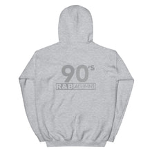 Load image into Gallery viewer, 90&#39;s R&amp;B ALUMNI Hoodie Grey on Grey Light