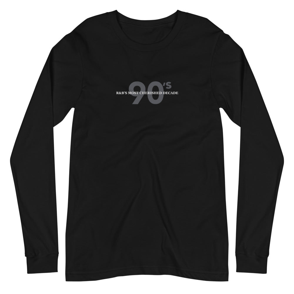 90's R&B ALUMNI Long Sleeve Tee w Most Cherished Logo