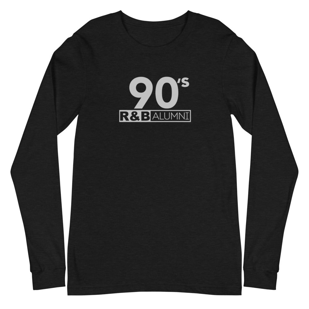 90's R&B ALUMNI Long Sleeve Tee w Logo 2