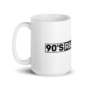 90's R&B ALUMNI White glossy mug